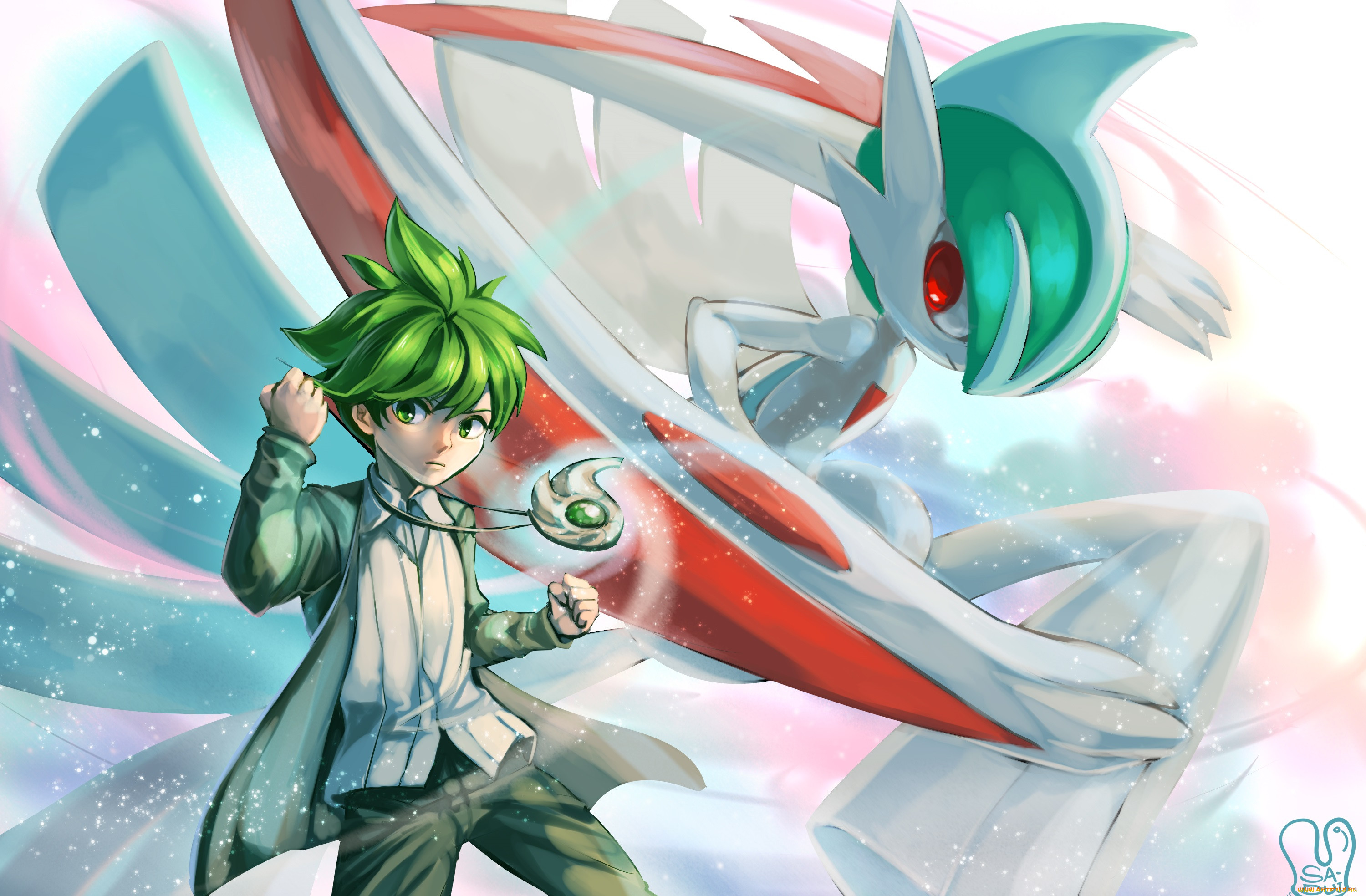 Gallade and wally card